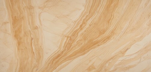 Poster - a close-up view marble surface with a swirling pattern of light and dark brown hues, creating a sense of movement and texture