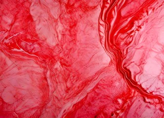 Aufkleber - a close-up view pink marble surface with a swirling pattern of lines and curves, creating a sense of movement and fluidity