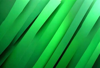 Leinwandbilder - a diagonal pattern of green lines, creating a sense of movement and depth The lines are arranged in a way that they appear to be converging towards the top right corner, adding