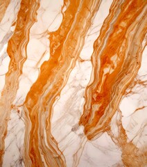 Fototapete - a close-up view marble surface with a swirling pattern of light and dark brown hues, creating a sense of movement and texture