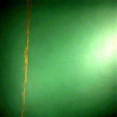 Leinwandbilder - a dark green wall with a vertical crack running along the left side, creating a sense of depth and texture