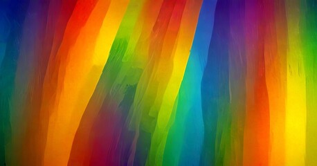 Leinwandbilder - a vibrant rainbow-like pattern with vertical stripes in various colors, including red, orange, yellow, green, blue, and purple, creating a visually striking and