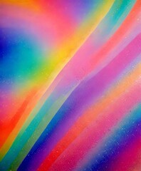 Leinwandbilder - a vibrant abstract background with a gradient of pastel colors, including pink, blue, green, and yellow, creating a rainbow-like effect