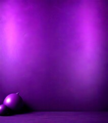 Leinwandbilder - A purple wall with a small purple object on the right side