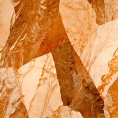 Leinwandbilder - a close-up view marble surface with a mosaic pattern of light and dark brown marble tiles