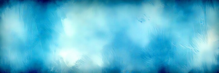 Poster - a textured blue background with a gradient effect, featuring a mix of white and blue hues