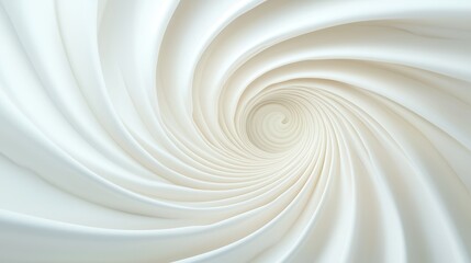 Canvas Print - Abstract White Swirling Background.