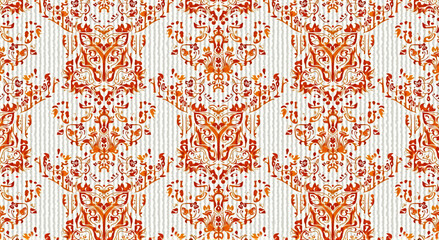 Poster - seamless pattern with flowers