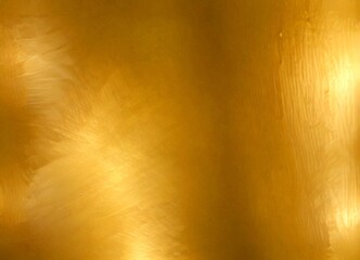 Fototapete - a close-up view textured surface with a golden hue, resembling the appearance metallic or metallic-like material