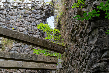 Invergarry Castle on Loch Oich, scotland