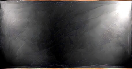 Leinwandbilder - A blackboard with a white chalkboard eraser on the right side