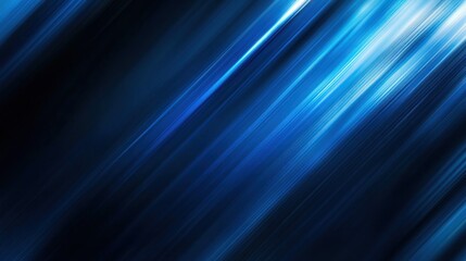 Sticker - abstract blue and black diagonal lines background.