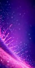Poster - a vibrant abstract composition of purple and pink hues, with a gradient effect transitioning from a deep purple at the top to a lighter shade at the bottom The background is