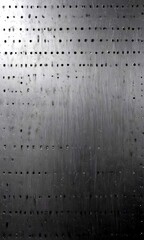 Fototapete - a close-up view textured metal surface with a grid-like pattern of small holes or perforations
