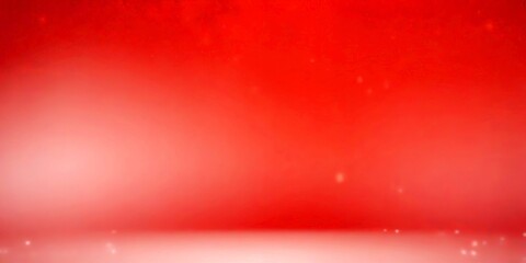 Poster - a gradient background transitioning from a deep red at the top to a lighter pink at the bottom, with small white dots scattered throughout the gradient