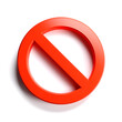 © mazharul - Prohibition sign with grey border isolated on white