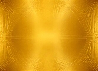 Fototapete - a golden, textured surface with a symmetrical pattern of intersecting lines and curves, creating a visually striking and harmonious composition