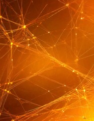Fototapete - a complex network of interconnected lines and dots, creating a visually striking abstract pattern The lines and dots vary in size and orientation, with