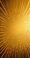 Aufkleber - a striking abstract pattern of golden lines radiating outwards from a central point, creating a sense of movement and energy The lines are slightly blurred, adding a