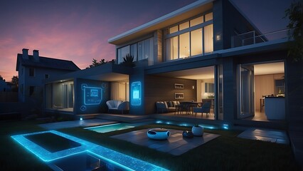 Augmented reality smart home management system for modern living.