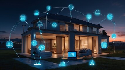 Augmented reality smart home management system for modern living.