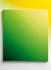 Aufkleber - a square canvas with a gradient background transitioning from green to yellow