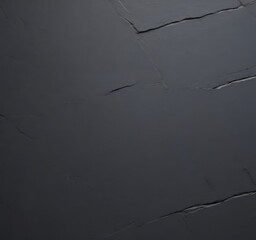 Poster - a close-up view dark gray, cracked surface, possibly a stone or concrete wall