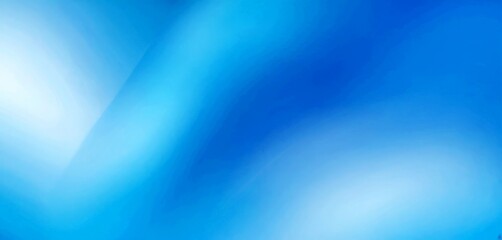 a gradient background transitioning from a deep blue at the top to a lighter shade at the bottom, creating a sense of depth and movement