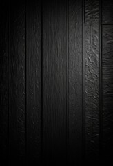 Leinwandbilder - A dark, textured wooden wall with vertical lines, creating a sense of depth and dimension