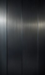 Aufkleber - A close-up view dark, metallic surface with a reflective, shiny texture
