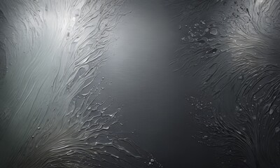 Fototapete - a close-up view textured surface with a dark, moody color palette The surface appears to be made material that resembles metal or glass, with a pattern of lines