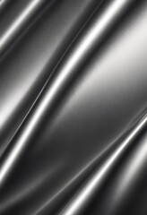 Fototapete - a close-up view shiny, metallic surface with a smooth, curved texture The surface appears to be made shiny, metallic material, possibly aluminum or chrome, and has
