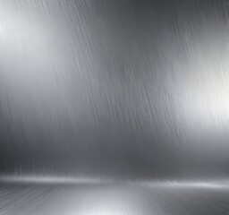 Fototapete - A metallic surface with a gradient of silver and gray tones, creating a sense of depth and movement.