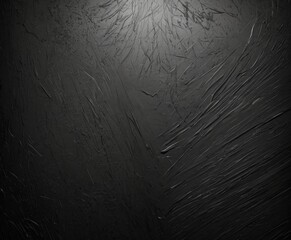 Leinwandbilder - a textured black surface with a diagonal pattern of lines and cracks, creating a sense of depth and movement