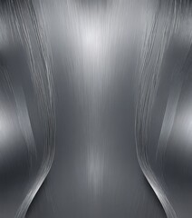 Aufkleber - a metallic surface with a repeating pattern of curved lines, creating a sense of movement and depth The metallic surface appears to be made shiny, metallic