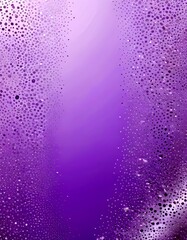 Leinwandbilder - a gradient background with a purple hue, dotted with small white dots that appear to be raindrops or water droplets The pattern is symmetrical, with the dots on the left