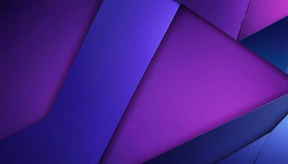 Aufkleber - a vibrant abstract composition of overlapping purple and blue triangles, creating a dynamic and visually striking pattern