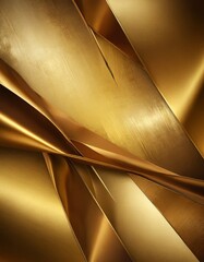 Poster - a golden metallic texture with a shiny, reflective surface, creating a visually striking and luxurious composition