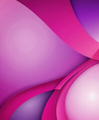 Aufkleber - a vibrant abstract composition of overlapping curved lines in shades of pink and purple, creating a dynamic and visually striking pattern