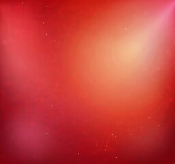 Poster - a vibrant red background with a gradient effect transitioning from a deep red at the top to a lighter orange at the bottom Small white dots are scattered throughout the