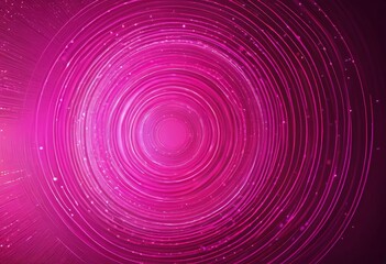 Leinwandbilder - a vibrant, abstract background with concentric circles of varying sizes and colors, creating a sense of depth and movement The color palette is dominated by shades of pink
