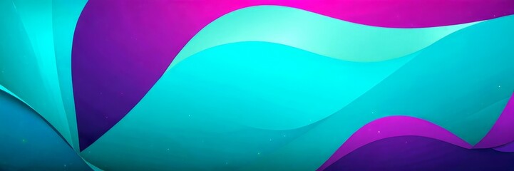 Aufkleber - a vibrant abstract composition of overlapping curved lines in various shades of blue, purple, and pink, creating a dynamic and visually striking pattern