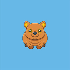 Poster - Cute cartoon beaver