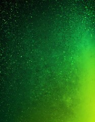 Poster - a gradient background transitioning from a deep green at the top to a lighter green at the bottom, with a subtle shimmering effect