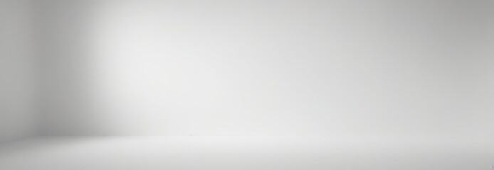Aufkleber - A white, empty room with a simple, minimalist design