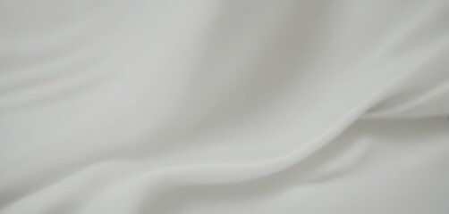 Aufkleber - A close-up view white fabric surface, with a subtle texture and a soft, flowing appearance