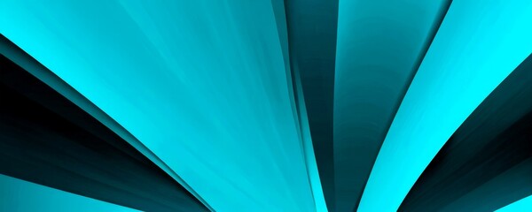 Leinwandbilder - a striking abstract composition of intersecting lines in shades of blue and black, creating a sense of depth and movement
