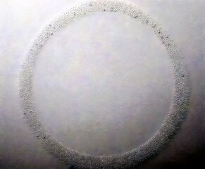 Leinwandbilder - a white circular background with a subtle pattern of small dots or lines around the edge, creating a sense of depth and texture