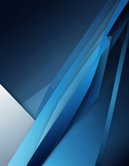 Fototapete - a dark blue abstract background with diagonal lines and a white rectangle on the left side