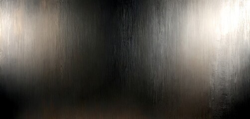 Fototapete - a textured, metallic surface with a gradient of dark and light gray tones, creating a sense of depth and movement